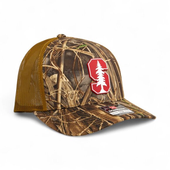 Stanford Cardinal 3D Snapback Trucker Hat- Realtree Max-7/ Buck - Picture 1 of 3
